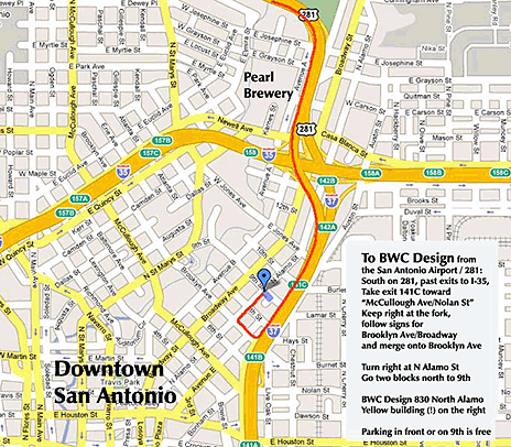 Map to BWCD